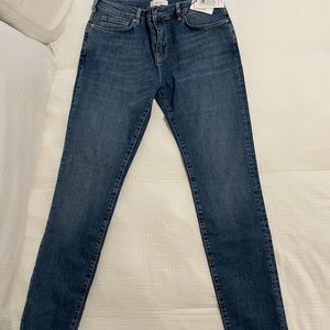 Reiss Mens Slim Taper Jean - Mid Blue | 32 Waist